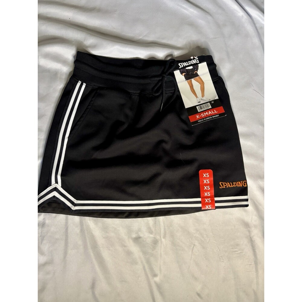 Spalding Women's Elastic Waist Side Pockets Relaxed Fit Skort Size X-Small